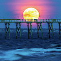 Moon and Pier